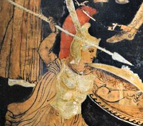 Ancient Greek depiction of Achilles