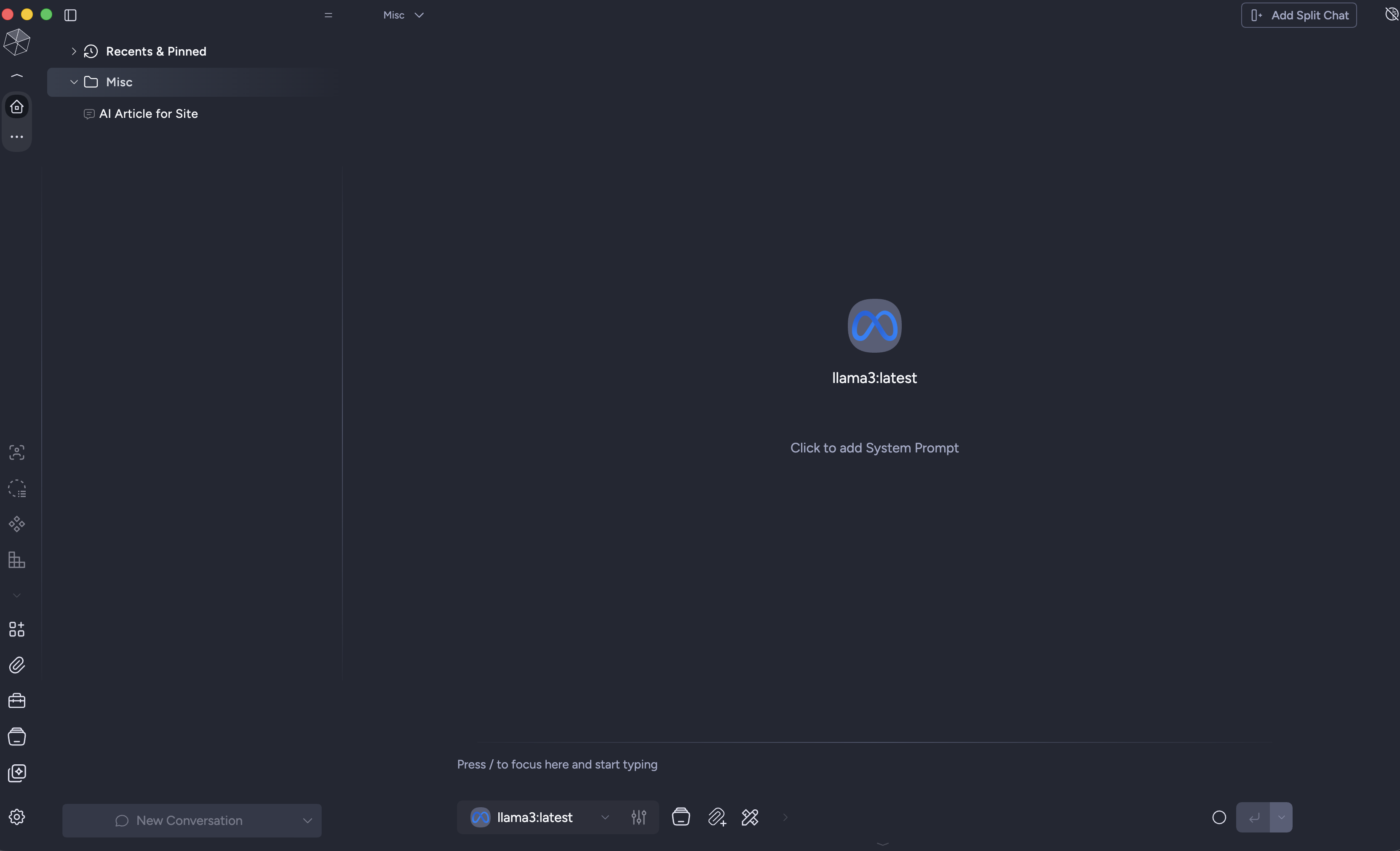 Local AI server